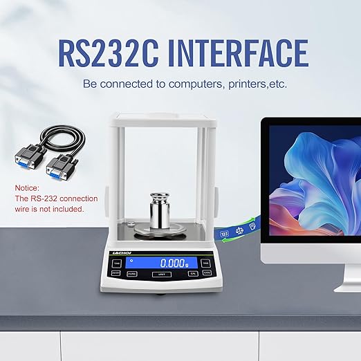 Analytical Balance 200x0.001g Lab Scale 0.001g Accuracy High Precision Scale with Windshield Laboratory Analytical Balance Jewelry Scale (200 * 1mg)
