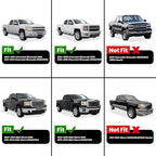 LASFIT Bed Mat 2007-2018 for Chevy Silverado/GMC Sierra 1500 (Only Fit 6.5FT Bed, Not Fit 5.8 FT/8.1FT Bed) & 2007-2019 Silverado/Sierra 2500HD & 2011-2019 3500HD, 2007 New Body Only