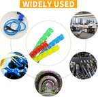 Spiral Cable Wrap, 16.4ft, 33ft Wire Protection Sleeve Cover Cable Organizer Pipe Flexible Spiral Wrap Winding Tube Prevent Cat from Chewing Cables (Yellow, 8mm (5/16")-33ft)