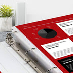 OfficeWerks Clear Sheet Protectors 8.5x11 for 3 Ring Binder, 35 Micron Plastic Sleeves, Top Loading, Reinforced Holes, Archival Safe, Durable Page Protectors for Documents and Binders (500)