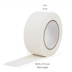 Amazon Basics No Residue, Non-Reflective Gaffers Tape - 2 inch x 90 feet, White