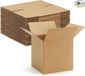 Eupako 6x6x6-Small-Shipping-Boxes-30-Pack-Brown-Corrugated-Box-Mailers, Cardboard Boxes for Packaging Small Business, Mailing