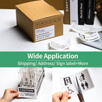 DK-1202 Labels Compatible Brother Die-Cut Shipping Label 62mm x 100mm(2-3/7 x 4 Inches) With One Refillable Cartridge for Brother QL 700 720NW 570 500 Printer and more (300 labels Per Roll, 8 Rolls )