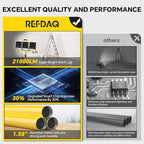 LED Work Lights with Stand: 3 Head Adjustable Work Light with Individual Switch, IP66 Waterproof Foldable Outdoor Tripod Light for Job Site Construction Lighting, Tool Gifts for Men