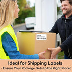 3" x 2" Direct Thermal Labels, Strong Adhesive Barcode & Return Address Stickers Compatible with Zebra, Rollo, Munbyn & Most Desktop Thermal Printers (12 Rolls / 8,400 Labels), TRSTGIX