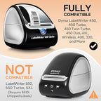 Compatible DYMO 30336 (1" x 2-1/8") Direct Thermal Multipurpose Labels, Address & Barcode Stickers for LabelWriter 450, 4XL, Rollo, Zebra – NOT for 550 & 5XL (12 Rolls / 6000 Labels), TRSTGIX