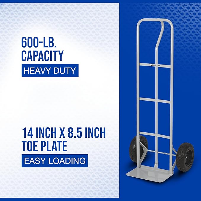 Strongway Steel Hand Truck - 600-Lb. Capacity