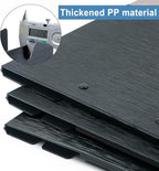A4 Clipboard Folder,5 Pack Foldable Clipboards with Cover,Clip Board for Office School Business Classroom(Black)