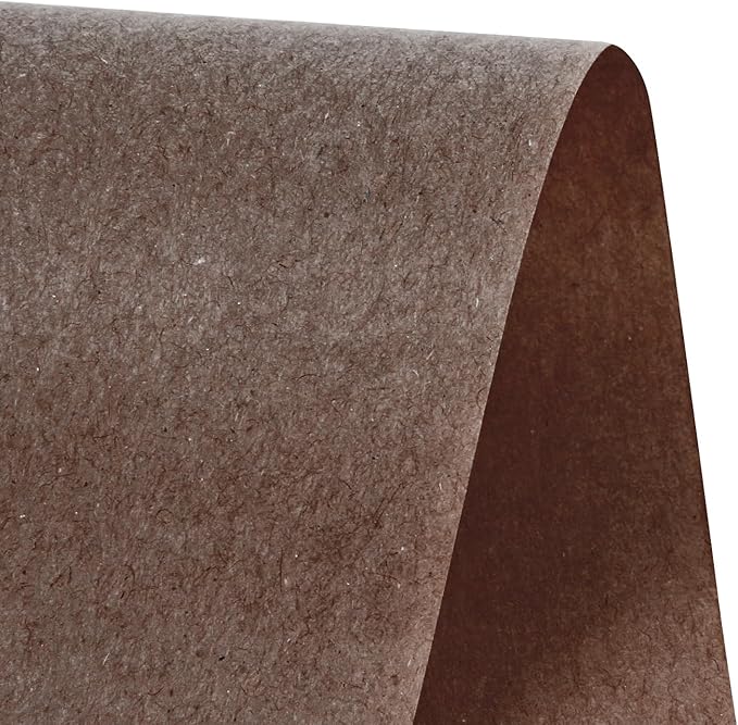 RUSPEPA Chocolate Brown Kraft Paper Roll - 18 inches x 100 feet - Recyclable Paper Perfect for for Crafts, Art, Wrapping, Packing, Postal, Shipping, Dunnage & Parcel