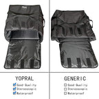 Pizza Bag, Thermal Pizza Delivery Bags Insulated Commercial Food Delivery Bag Pizza Boxes Professional Polyester Warmer Carrier for 3-12" or 3-14" (Black, 15"X15"X7")