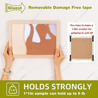 Double Sided Tape Heavy Duty, 1IN x 16.5FT Removable Mounting Tape, No Damage Wall Tape Damage Free Picture Hanging Strips, Strong Adhesive Strips Foam Tape for Poster Art Craft Home Office Decor