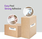 AveneMark 12 Rolls 3" x 1" Direct Thermal Labels for Barcodes Postage Address Shipping Labels Compatible with Rollo & Zebra Desktop Printers Adhesive - 1300Pcs/Roll