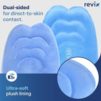 REVIX 20‘’ XXXL Knee Ice Pack Wrap Around Entire Knee, Extra Large Ice Pack for Leg Discomfort Reducing, Cold Compress Therapy, Reusable Ice Wraps for Back, Shoulder Relaxation, Post-Workout Recovery
