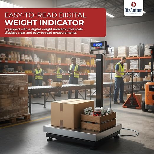 Bench Scale NTEP Approved for Warehouse & Commercial Use, 800 lb Capacity x 0.05 lb Accuracy, 16 x 20 Inch Platform with Digital Weight Indicator