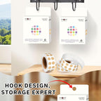PARLAIM 1/4 Inch Round Adhesive Color-Code Dot Stickers,4000 Circle Coding Label Stickers for Office Classroom Kraft