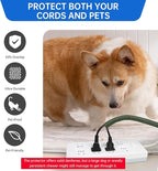 Split Braided Cable Sleeve，Flexible Wire Loom Tubing, Automotive Cord Protector Pet Proof, Cable Management for Computer TV Electric Wires Harness 16ft (Dark Green, 19mm（3/4")