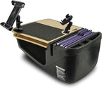 AutoExec AE-GMCD-PI-PM-TAB-11M GripMaster Car Desk for Your Vehicle Workstation and Mobile Office, Natural with 400 watt Power Inverter, Phone Mount and Tablet Mount