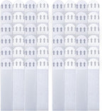 24 Pairs Picture Hanging Strips Heavy Duty, Picture Hangers Without Nails, Sticky Picture Hangers for Walls, No Nail Wall Hangers Strips
