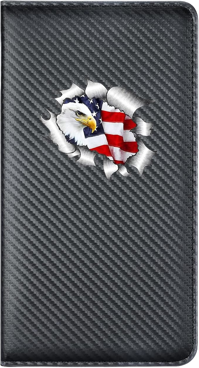Car Insurance and Registration Card Holder | for BMW Ford Tesla Cadillac All Cars | Store Cards, ID License & Essential Documents | Premium Leather with Magnetic Closure