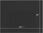 PIC AUTO Heavy Duty Rubber Trunk Cargo Liner Floor Mats, Trimmable to Fit for Car, SUV, Van, Trucks (Large, Black)