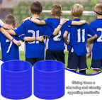 100 Pcs Blank Silicone Wristbands, Graduation Elastic Bracelet Bulk Rubber Bracelets For Men Women And Teens-Blue