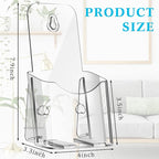 Yookeer 20 Pieces Brochure Holder Stand Acrylic Pamphlet Holder 4x7.9 Inches Wall Mount/countertop Clear Plastic Trifold Rack Display Stand for Vendors, Brochure, Trifold, Magazine, Pamphlet, Booklets