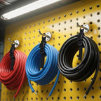 17 Inch Extension Cord Holder Organizer with Triangle Clips for Garage Organization and Storage, Adjustable Heavy Duty Storage Straps for Men Workshop (6)