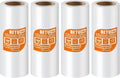 18 inch Stretch Film Shrink Wrap for Moving Supplies, 4 Pack Industrial Strength Stretch Plastic Wrap Roll for Pallet Wrapping Shipping Moving Boxes Storage Furniture,1000ft, Clear