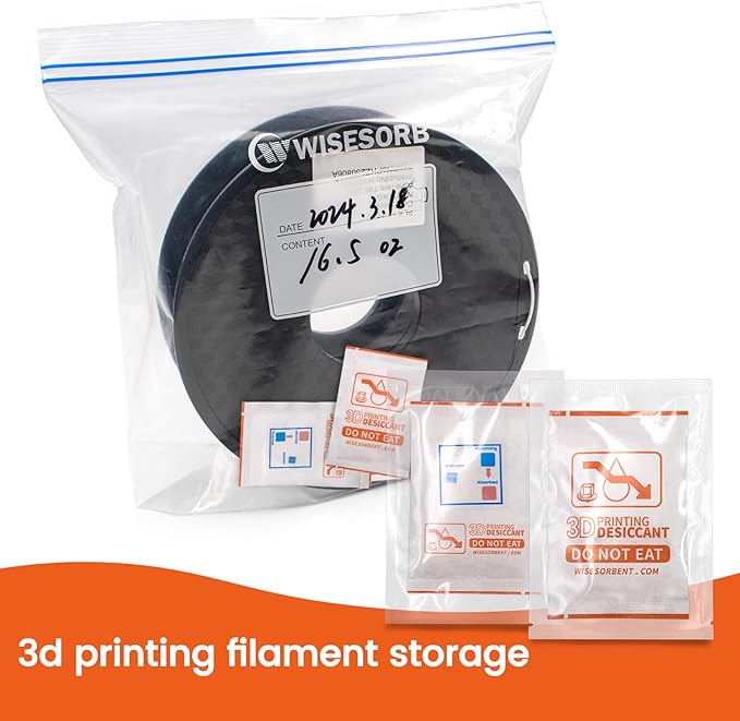 13X Molecular Sieve Powder Packs for 3D Printer Filament Storage, 3D Printer Filament Dryer (20g/30pcs)