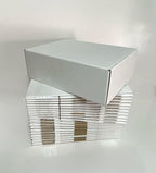 12x9x4 Shipping Boxes Set of 20, White Small Corrugated Cardboard Box, Mailer Box