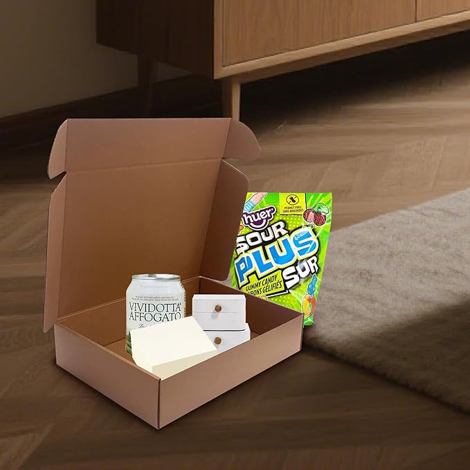 14x10x3 inch Shipping Boxes Pack of 20, Brown Corrugated Cardboard Box Mailer Boxes for Packaging Small Business Shipping，Recyclable Moving Storage Mailing Boxes Bulk Book Literature Gift Giving