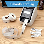 12 Rolls Replace for Brother DK-1201 (1.1" x 3.5") Address Label, 400 Stickers/roll for QL-800 810W 820NWB 600 Printer, 1 Frame + 4800 Label Refills, Barcode & All Purpose Die-Cut DK Label