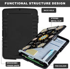 Clipboard with Storage,Storage Clipboard with Pen Holder,Heavy Duty Plastic Storage Clipboard with Low Profile Clip, Clipboard Folder, Teacher Must Haves, Office Supplies,Moon Suns
