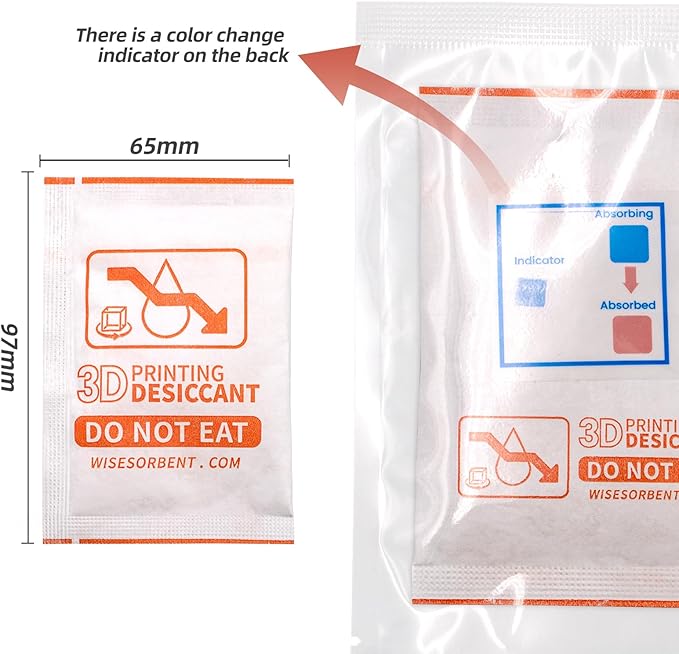30Pcs 5 Gram 13X Molecular Sieve Powder Packs for 3D Printer Filament Storage, 3D Printer Filament Dryer