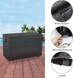Outdoor Prep Table Cover - Heavy Duty Waterproof Cover for PC3404S Rolling Dining Table Compatible with 46 inch Outdoor UtilityCart - 46 x 24 x 32 Inch