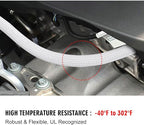 10ft - 1/2 inch Cable Sleeve Split Wire Loom Tubing for Power Audio USB Cable, Cord Management for TV Computer, Protects from Pets Chewing, White