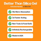 Slice Engineering (16lb) Activated Alumina Desiccant | 10X More Powerful Than Silica Gel | Infinitely Rechargeable | Prevent Wet Filament | Reusable Desiccant | Made in The USA
