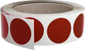 Royal Green Colored Label Dot Stickers for Inventory and Labeling - 25mm/1 Inch Round Sticker in Red Velvet (1Roll - 600 Pack)
