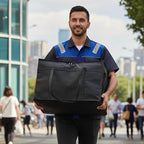 3-Pack Insulated Food Delivery Bag, Insulated Bags for Doordash, XXXL Pizza Delivery Bags, Large Capacity Cooler Bag for Grocery Shopping and Catering, Warmer/Frozen(Black)