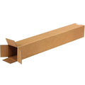 BOX USA Shipping Boxes 4"L x 4"W x 32"H, 25-Pack Tall Corrugated Boxes for Shipping, Packaging, Moving, Storage Box for Home or Business, Strong Wholesale Bulk Boxes