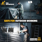 LIVOWALNY 22000 Lumens LED Work Lights with Stand, 2 Adjustable Head 220W Tower Light with 13FT Cord, Portable IP65 Waterproof Tripod Flood Light for Workshop Garage Construction Mechanics Lighting