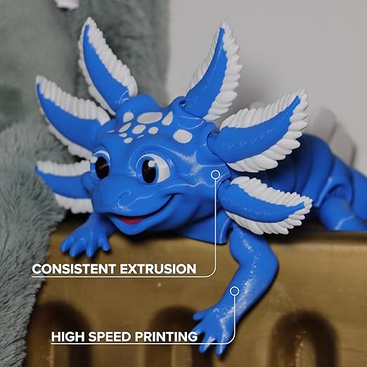 Polymaker PETG Electric Blue 3D Printer Filament 1.75mm 1kg, High Speed PETG up to 300mm/s, High Strength New Formula, Excellent Layer Adhesion, Warp Free, Compatible with Most 3D Printers