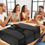 musbus Pizza Bag for Delivery Bag Pizza Carrier Insulated Bags Large for Deliveries, 20x20 inch inches 20 in Food Bag for Personal and Professional Us