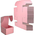 6x6x4 inches Small Shipping Boxes Set of 25 - Pink Mailer Corrugated Cardboard Boxes for Shipping Packaging Mailing Products