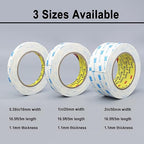 Double Sided Tape 16.5ft,Picture Hanging Strips Heavy Duty Mounting Tape Removable,Foam Tape Waterproof For Scrapbooking Poster Tape, Carpet Tape Rug Gripper,Art & Craft Tape,Adhesive Sticky Tape
