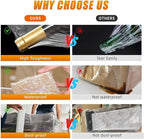 18 inch Stretch Film Shrink Wrap for Moving Supplies, 4 Pack Industrial Strength Stretch Plastic Wrap Roll for Pallet Wrapping Shipping Moving Boxes Storage Furniture,1000ft, Clear
