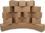 Amazon Basics Cardboard Moving Boxes, 20 Pack, Medium, Brown, 18" x 14" x 12"