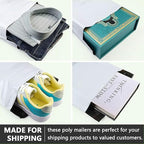 7.5 x 10" Poly Mailers 500PCS, 1.77 Mil 5 Layer Waterproof Shipping Bags for Clothes,Mailing,Books,Package, Strong Adhesive Self Sealing Mailers Poly Bags Shipping Envelopes for Business