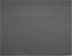 PIC AUTO Heavy Duty Rubber Trunk Cargo Liner Floor Mats, Trimmable to Fit for Car, SUV, Van, and Trucks – All-Weather Protection, Anti-Slip Backing, Easy to Clean, Durable and Long-Lasting (Gray)