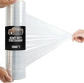 GORILLA GRIP 500% Stretch Film Heavy Duty Plastic, 1000ft Shrink Wrap Roll 24" Puncture Resistant, Industrial Strength for Shipping, Pallet Storing, Moving, Packing Furniture Protection 1 Pack Clear